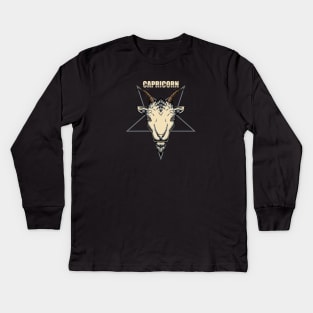 Capricorn Kids Long Sleeve T-Shirt